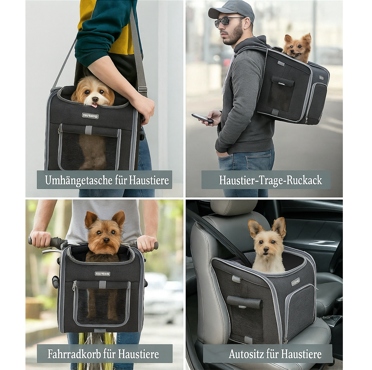 Ontdekkingsreis | Comfortabele Hondenrugzak en Fietstas