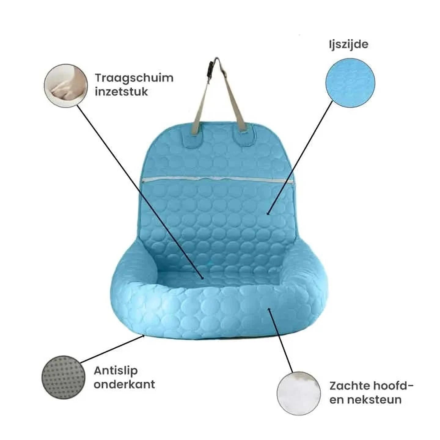 PawChill Autoplek | Verkoelend Hondenbed Ook Voor Reizen