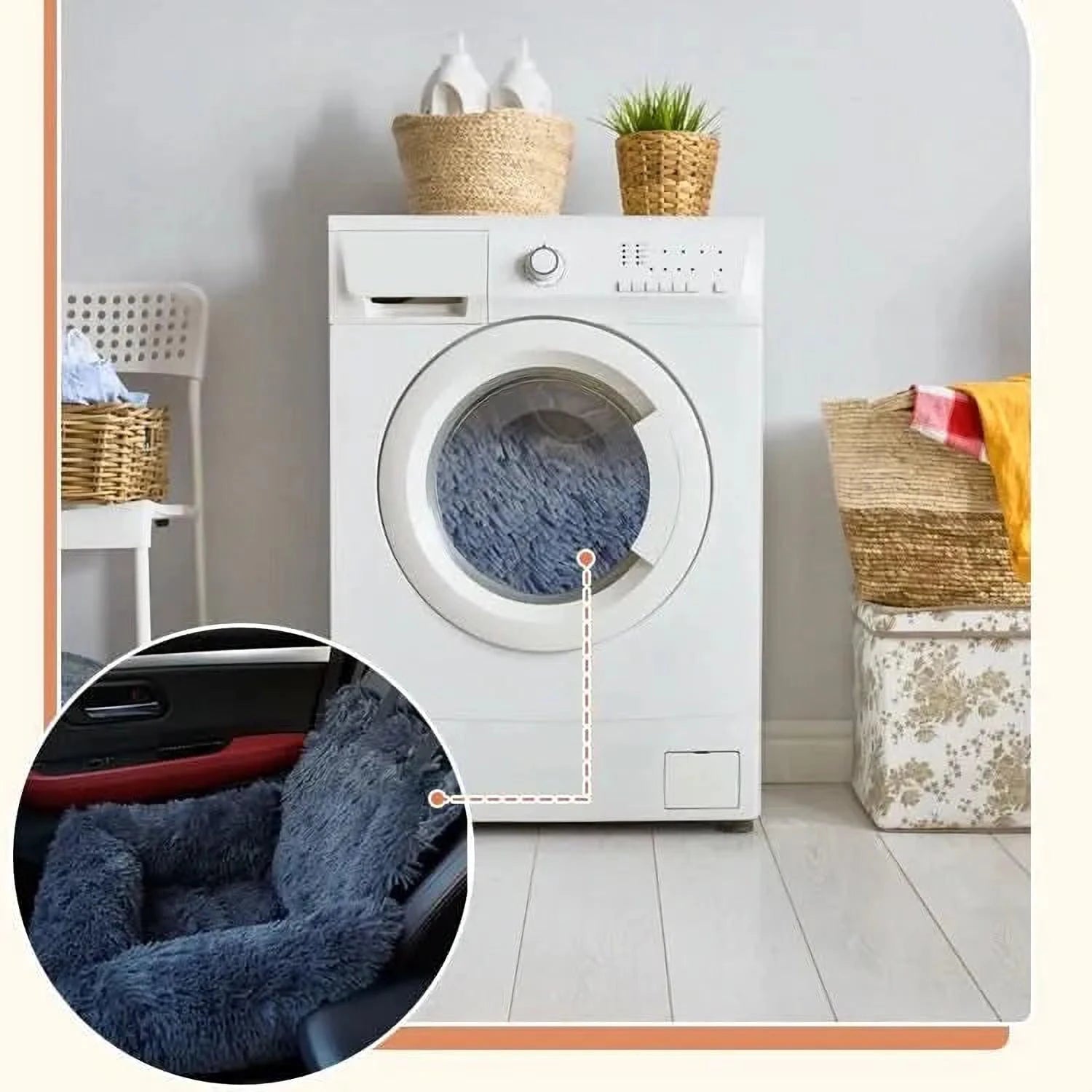 Puf Plezantenstoel | Kalmerende Hondenmand voor de Auto