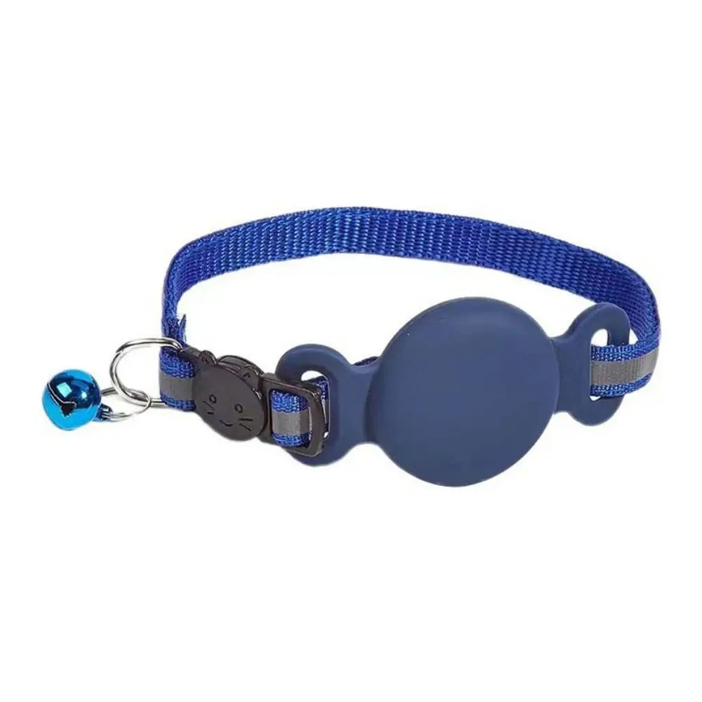Reflecterende kattenhalsband met AirTag houder voor extra veiligheid