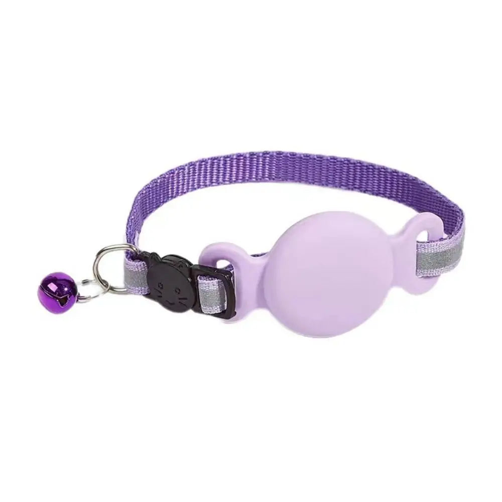 Reflecterende kattenhalsband met AirTag houder voor extra veiligheid