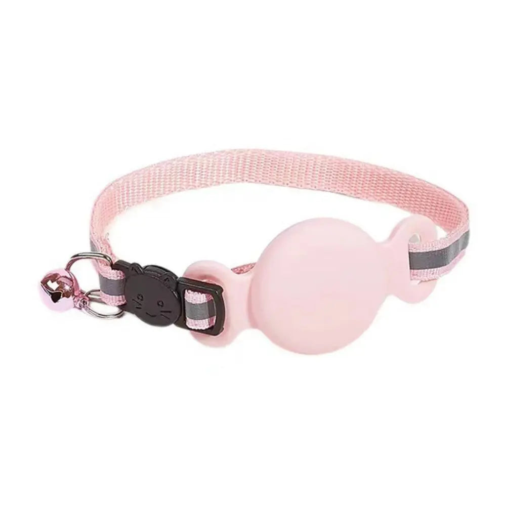 Reflecterende kattenhalsband met AirTag houder voor extra veiligheid