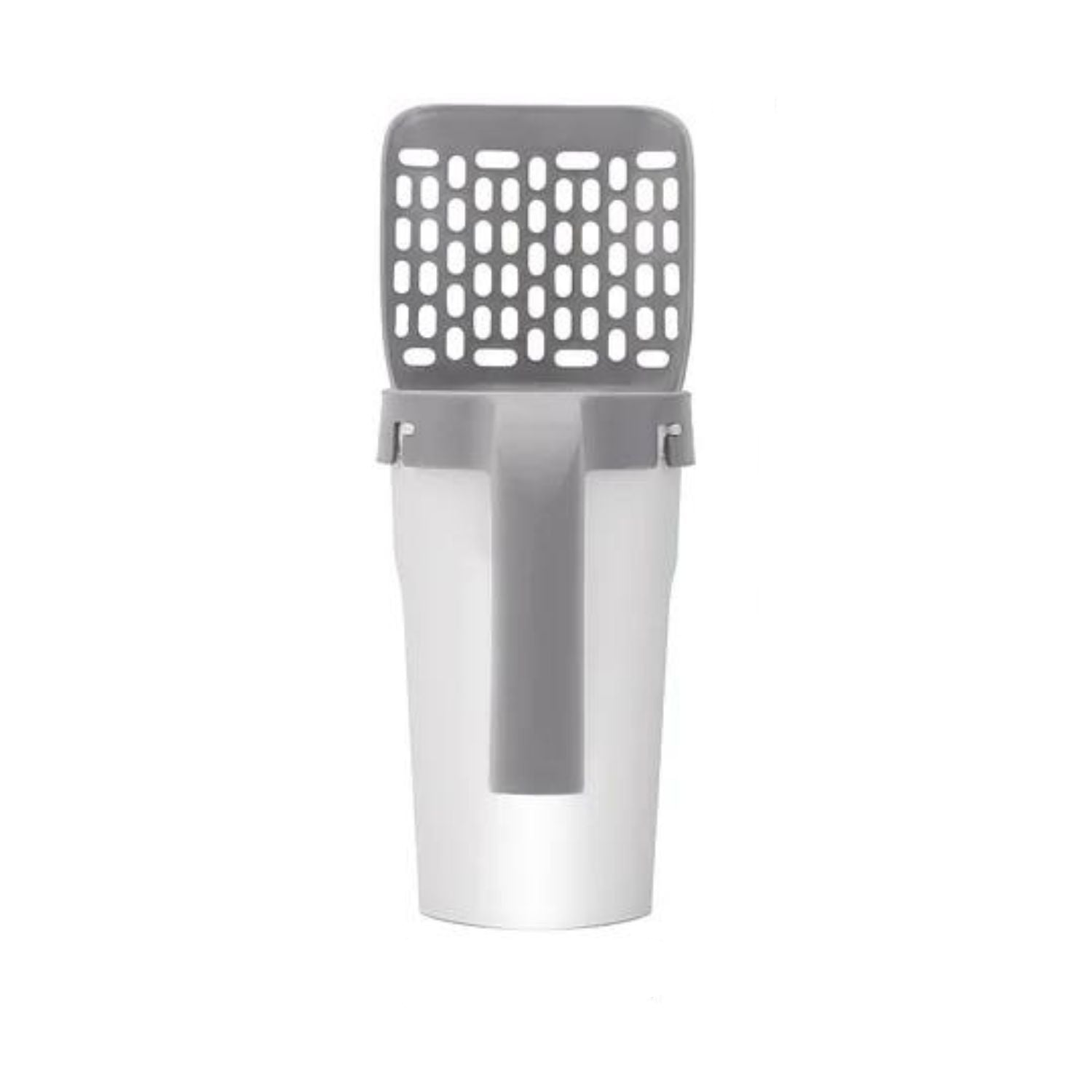 SchoonMiauw Schep | Kattenbak Schep met Opvangbak en Vuilniszakrollen