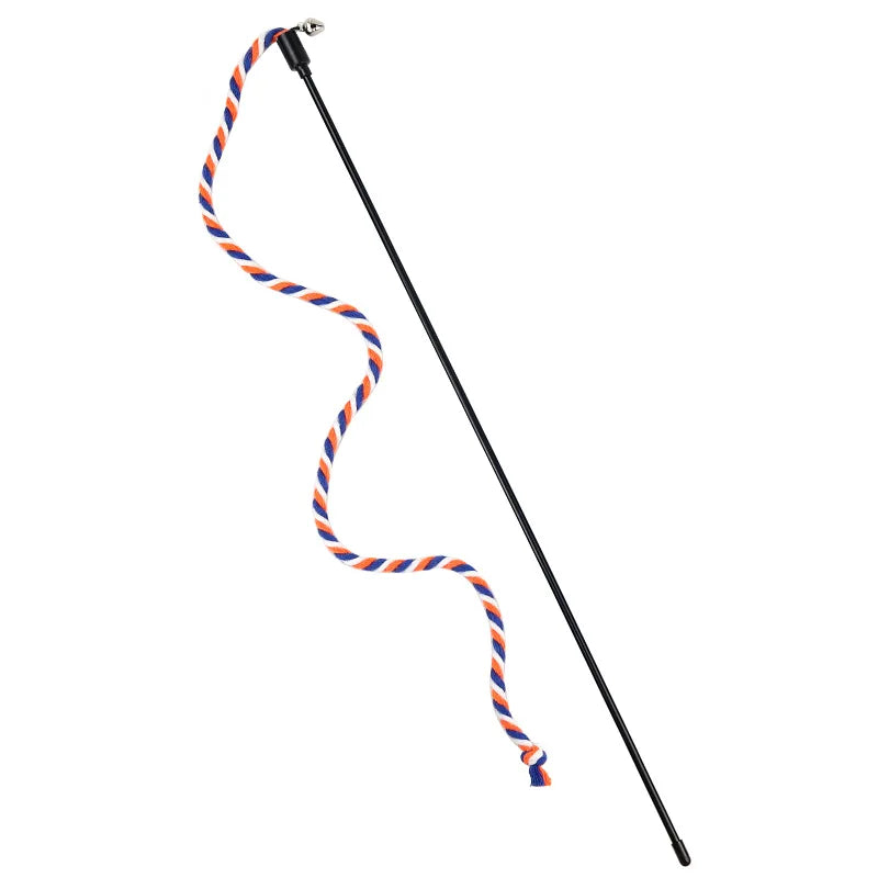 Interactief kattenstokje met bel voor speelse katten en schone tanden