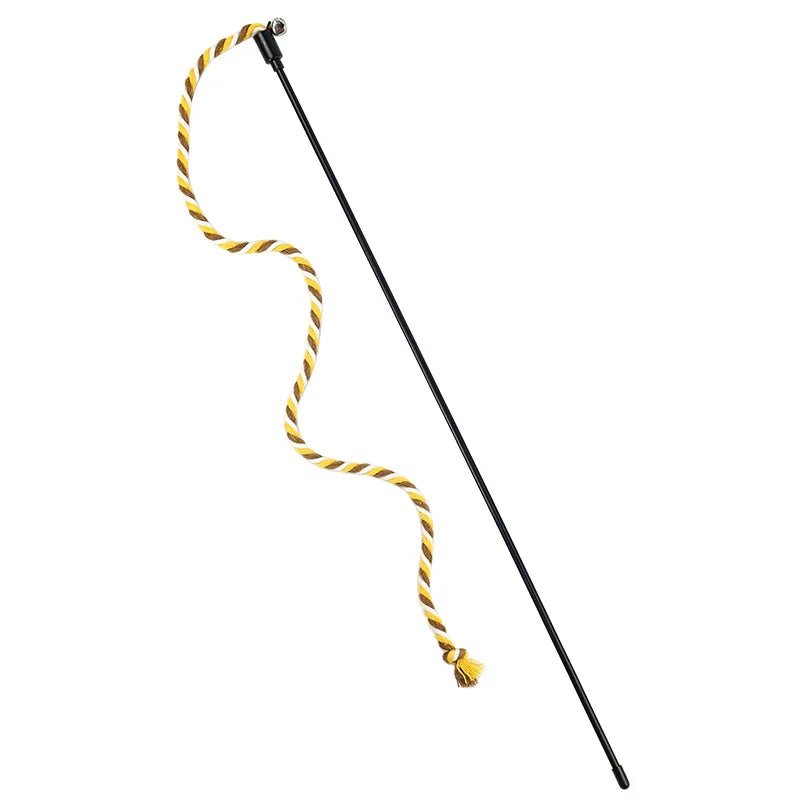 Interactief kattenstokje met bel voor speelse katten en schone tanden