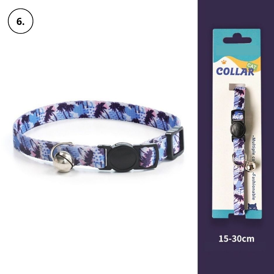 Kattenhalsband met een anti-verstikkingsgesp, inclusief gratis extra