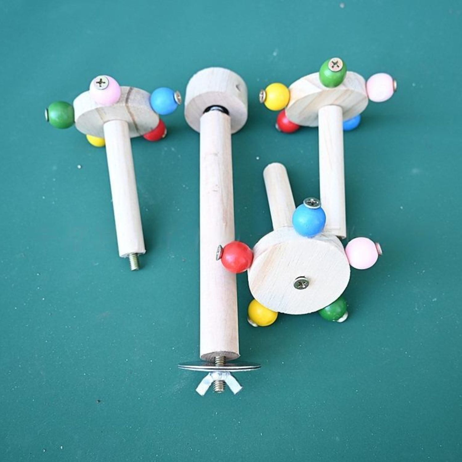 Draaiend speelgoed voor vogels, biedt stimulatie en speelplezier