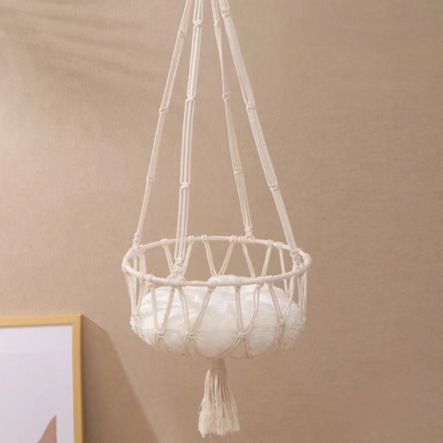 Katoenen hangmand voor katten, zwevend ontwerp voor ultiem comfort