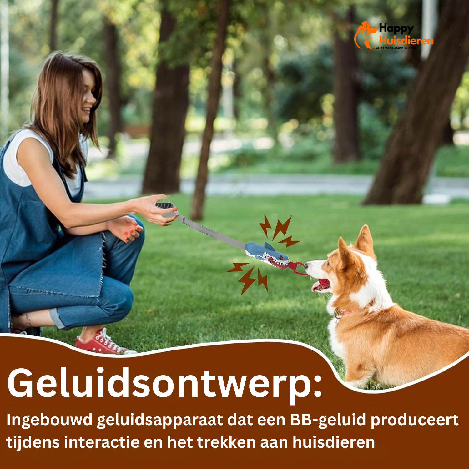 Hond Trekspel | Interactief Trekspeelgoed voor Honden – Duurzaam, Actief & Bandversterkend