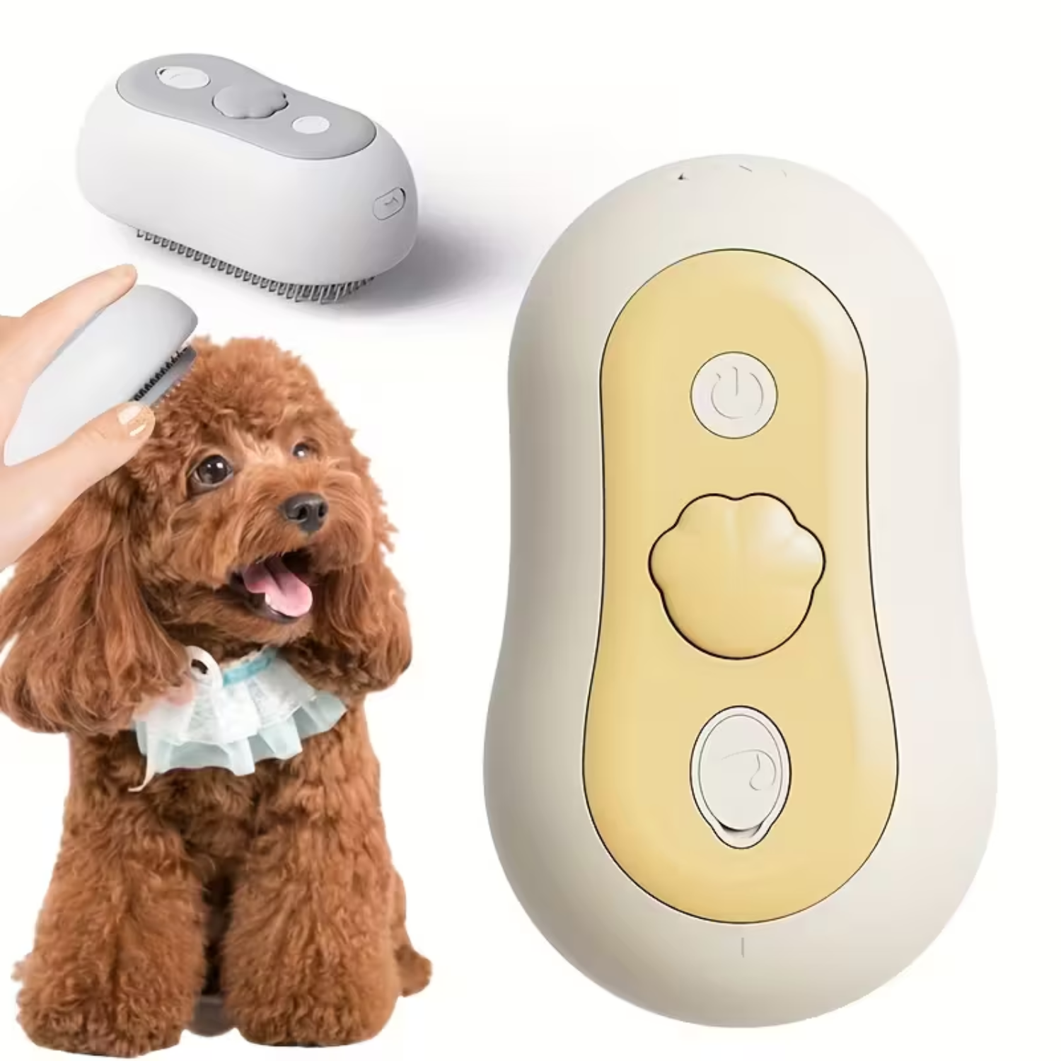 Oplaadbare huisdierspray-haarkam | Antistatische Verzorgingsborstel met Mist Spray, Haarverwijdering & Massage voor Honden & Katten