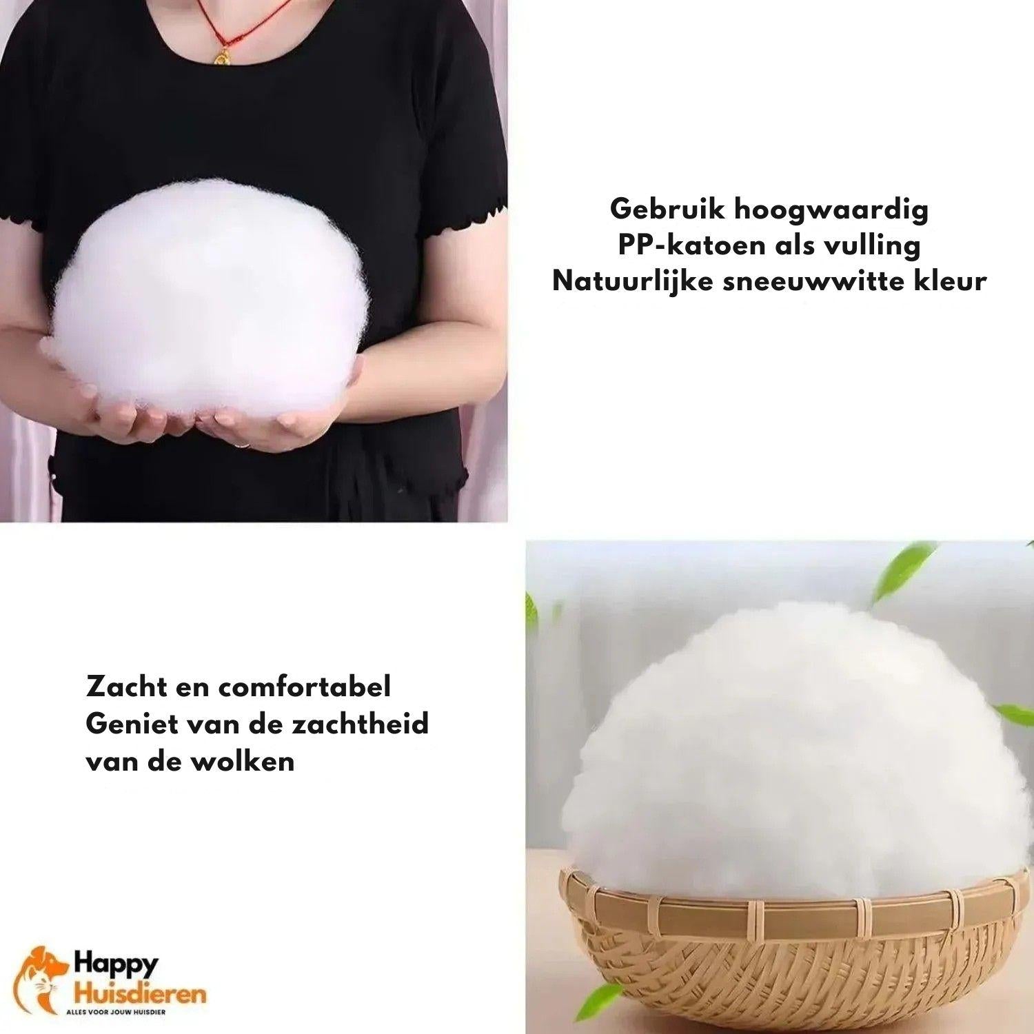 FleeceHaven | Luxe honden- en kattenbed met zachte fleecebekleding