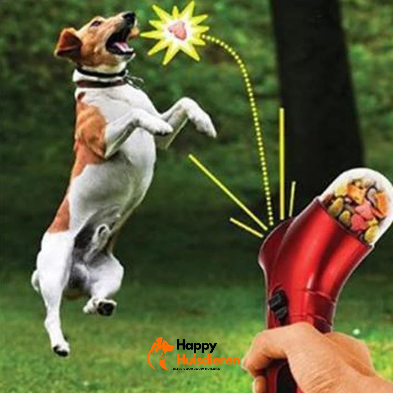 Trakteerplezier Dispenser | Interactieve Snackdispenser voor Honden & Katten – Duurzaam, Uitdagend & Compact Ontwerp