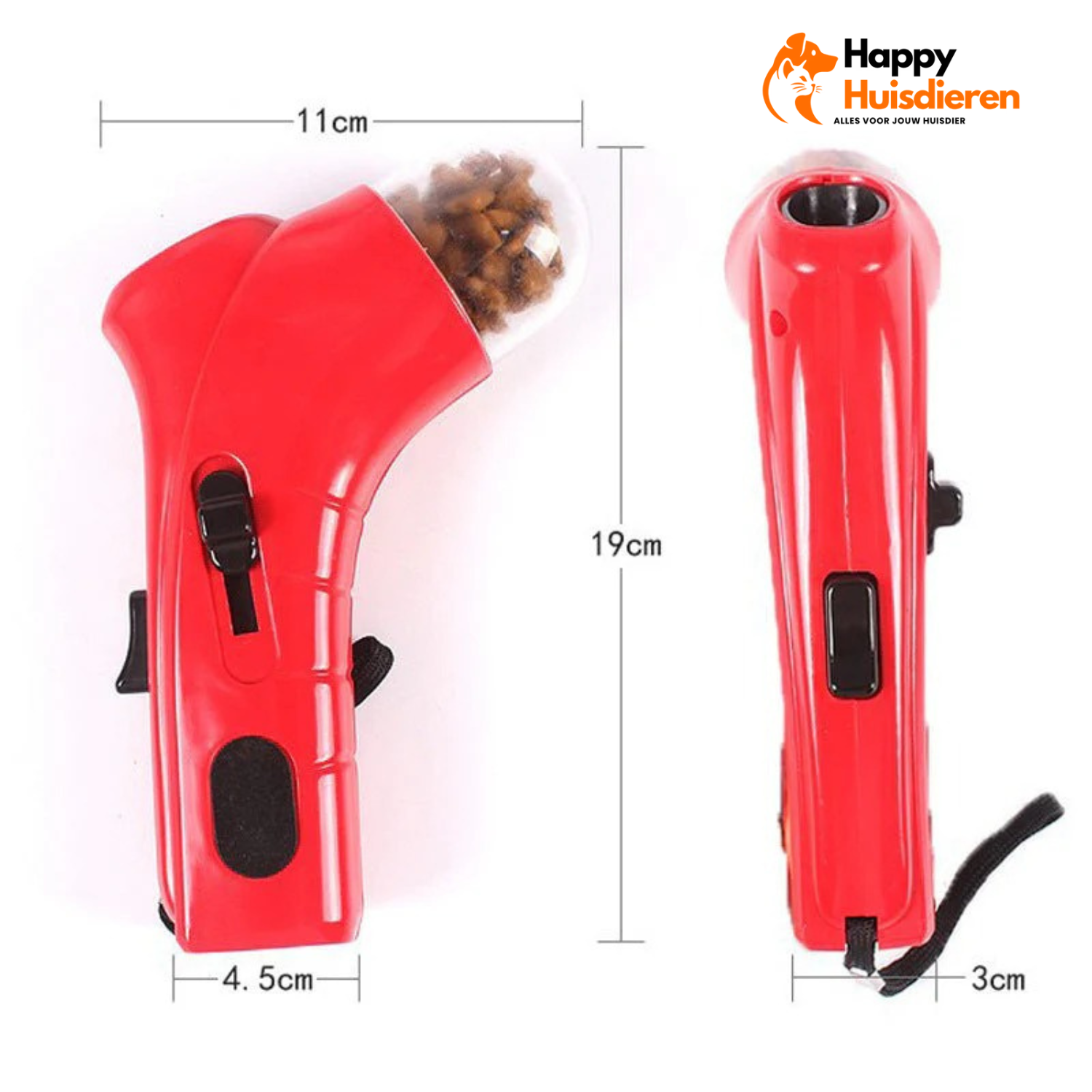 Trakteerplezier Dispenser | Interactieve Snackdispenser voor Honden & Katten – Duurzaam, Uitdagend & Compact Ontwerp