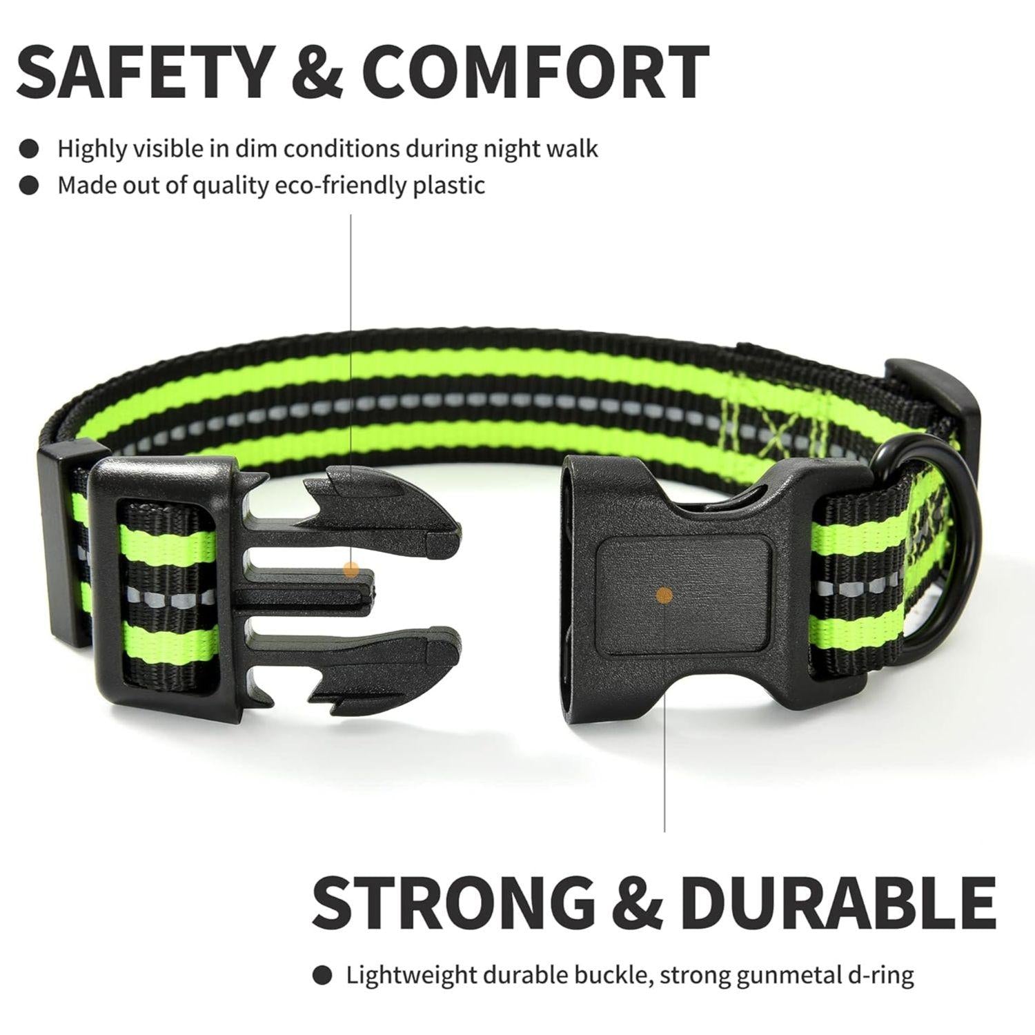 LeadEase Anti Trek Halsband | No-pull trainingshalsband voor gecontroleerde en ontspannen wandelingen