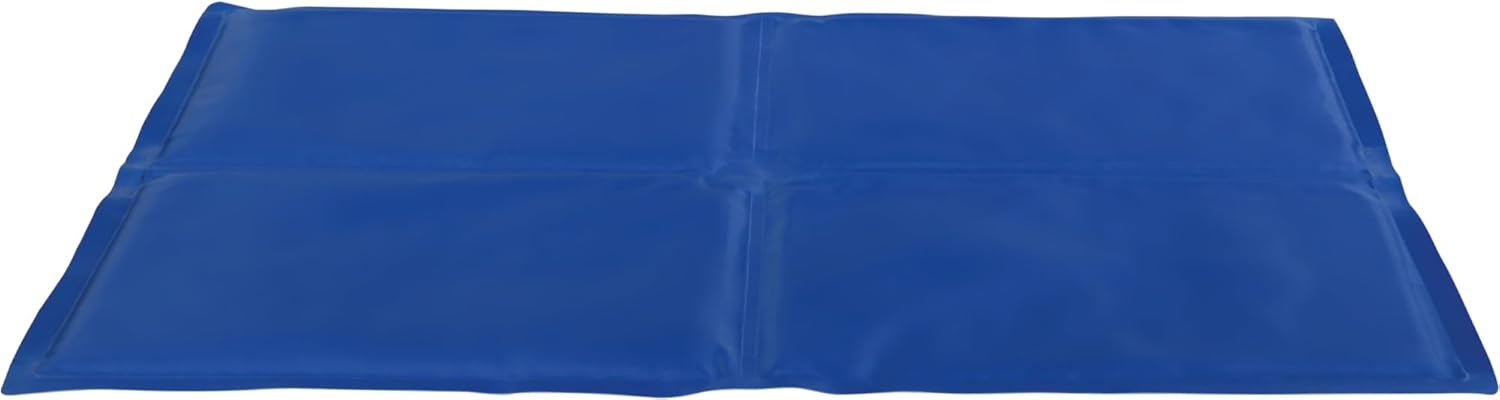 Blauwe koelmat voor honden en katten die meerdere uren koelt door lichaamscontact