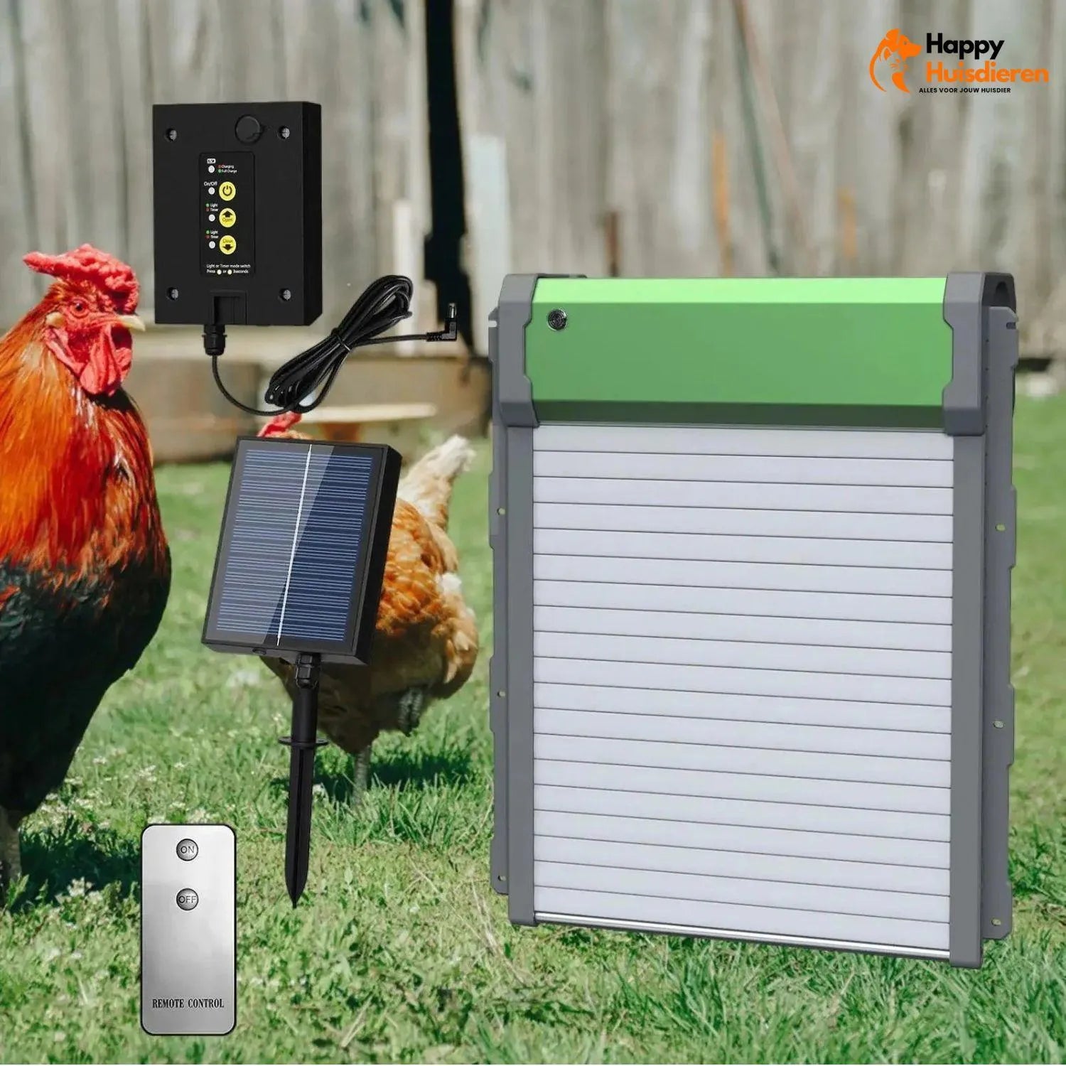 AutoHen Door | Slimme automatische kippenhokdeur met sensoren