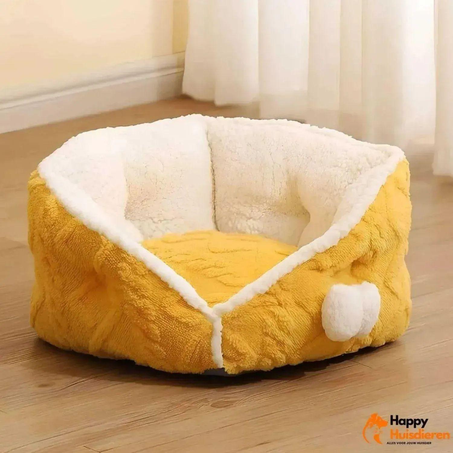 FleeceHaven | Luxe honden- en kattenbed met zachte fleecebekleding