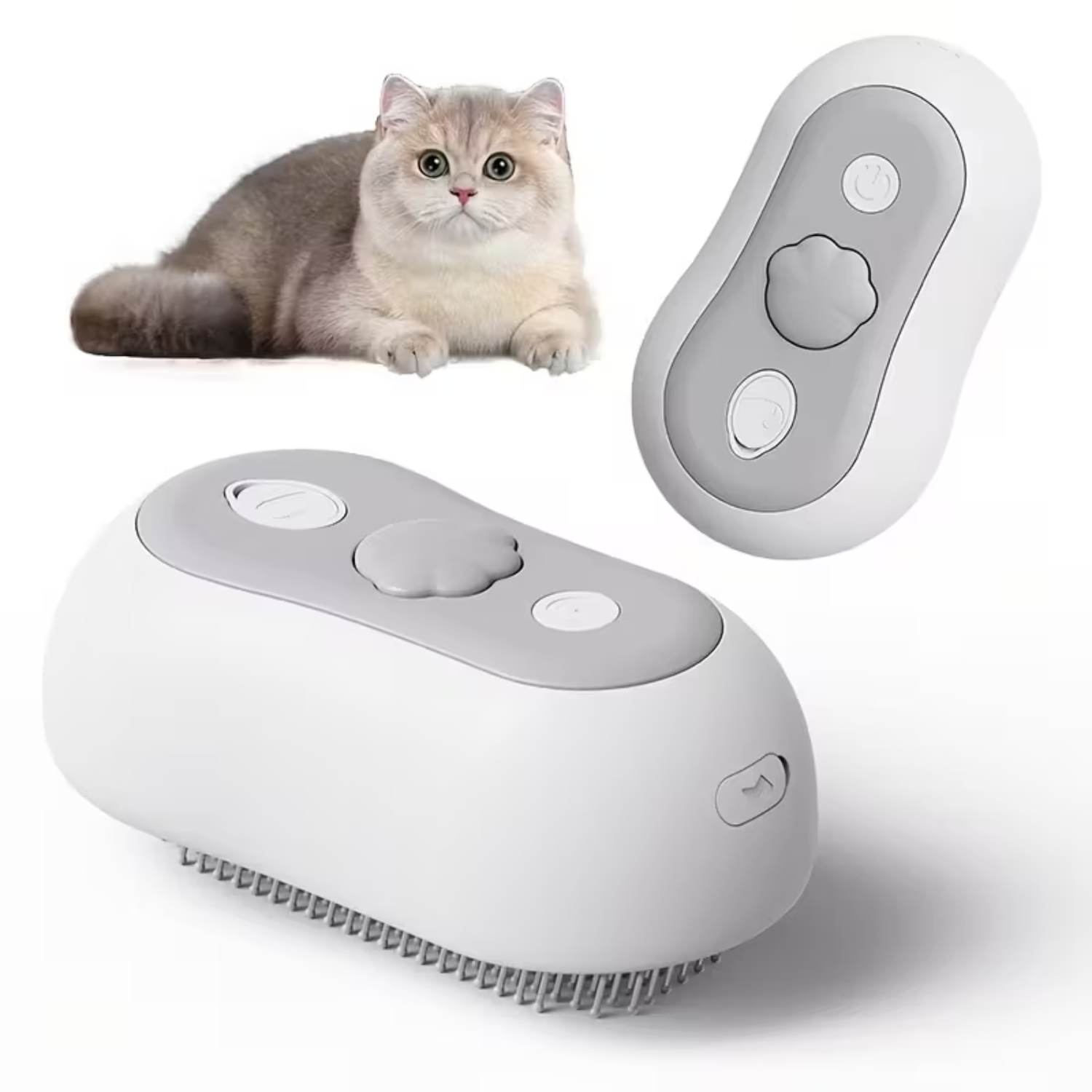 Oplaadbare huisdierspray-haarkam | Antistatische Verzorgingsborstel met Mist Spray, Haarverwijdering & Massage voor Honden & Katten