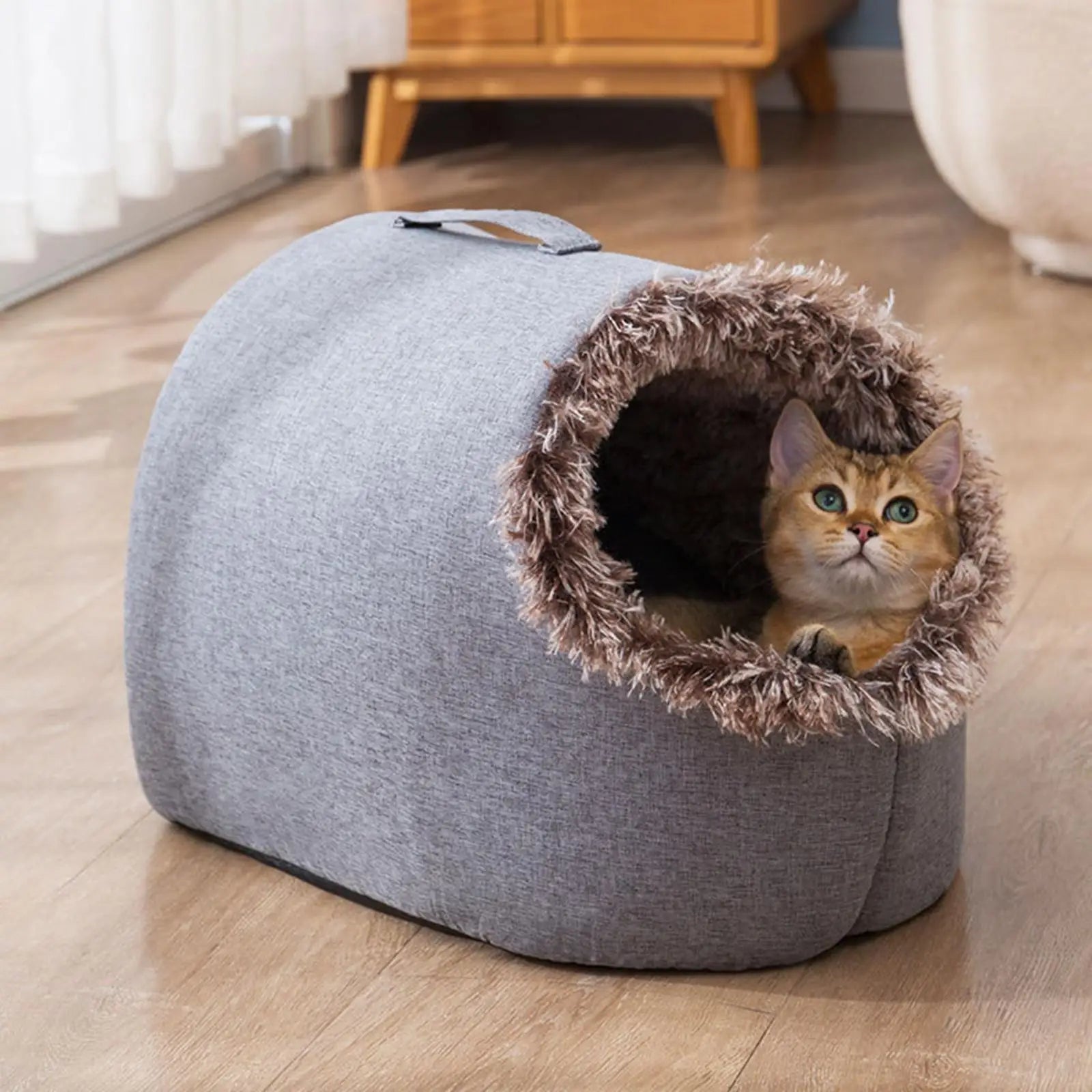 SnuggleNest | Warm en knus kattenbedje dat overal past