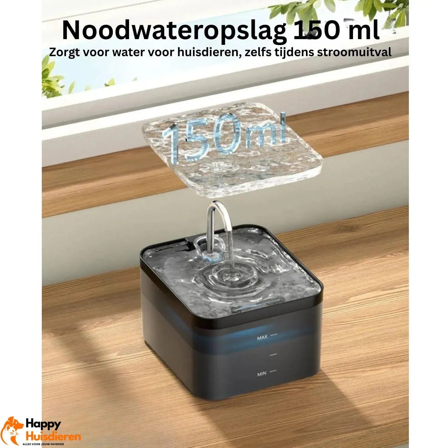 AquaPurr Fontein | Stil Kattenfontein met Koolstoffilter