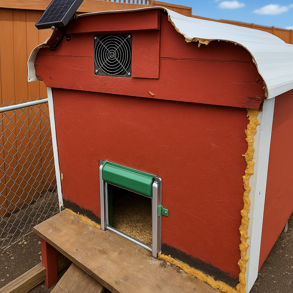 AutoHen Door | Slimme automatische kippenhokdeur met sensoren