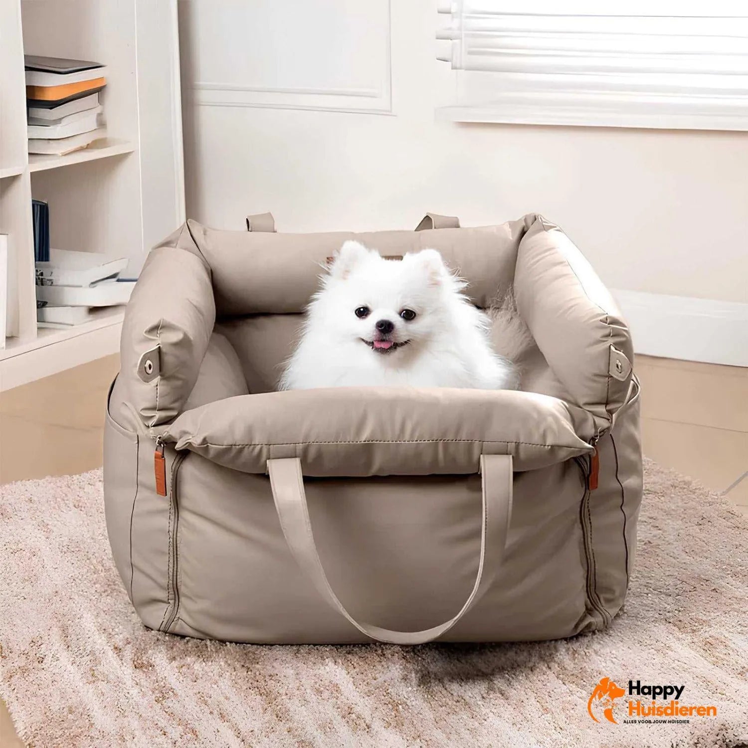 Autobed voor huisdieren | Luxe autostoelverhoger voor honden voor veilig reizen