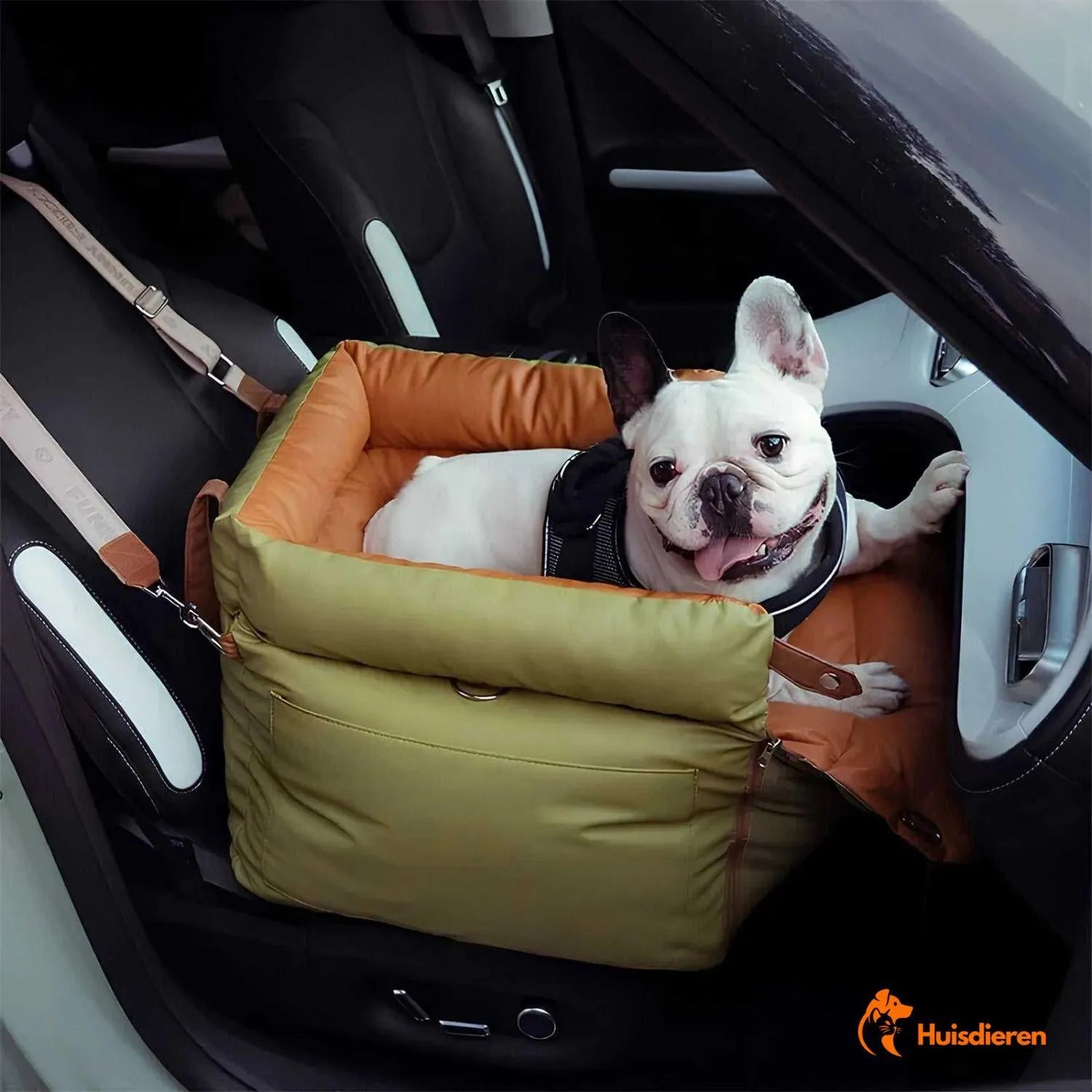 Autobed voor huisdieren | Luxe autostoelverhoger voor honden voor veilig reizen