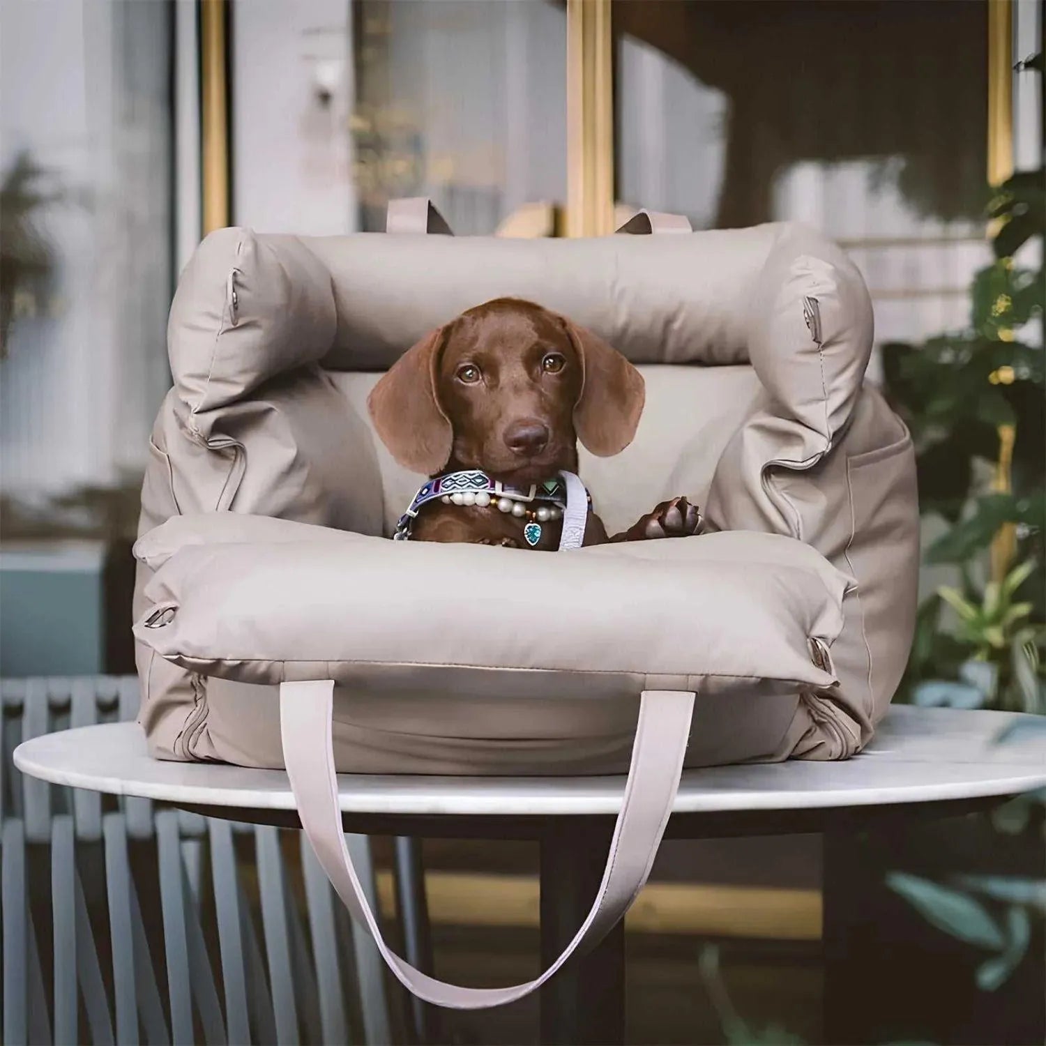 Autobed voor huisdieren | Luxe autostoelverhoger voor honden voor veilig reizen