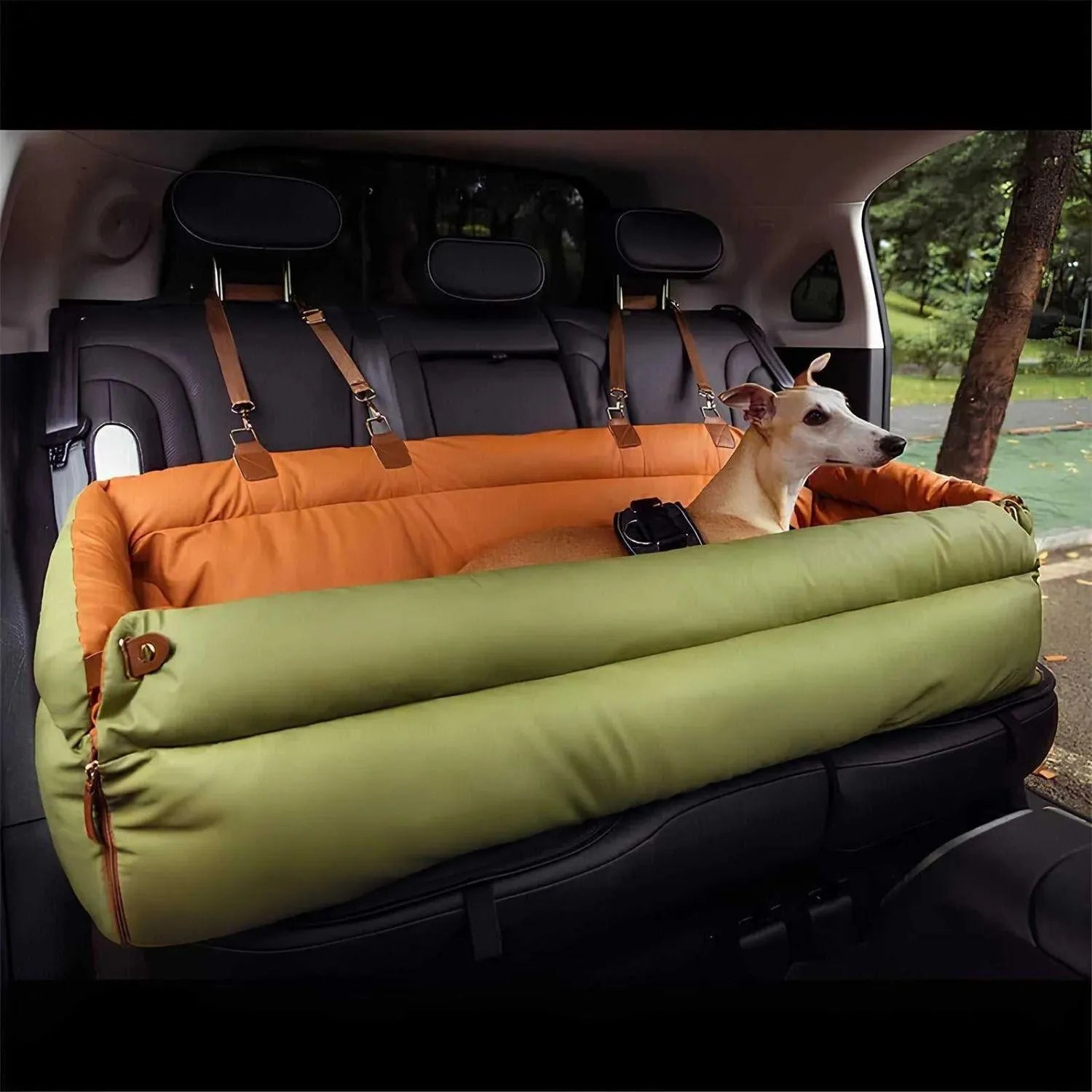 Autobed voor huisdieren | Luxe autostoelverhoger voor honden voor veilig reizen