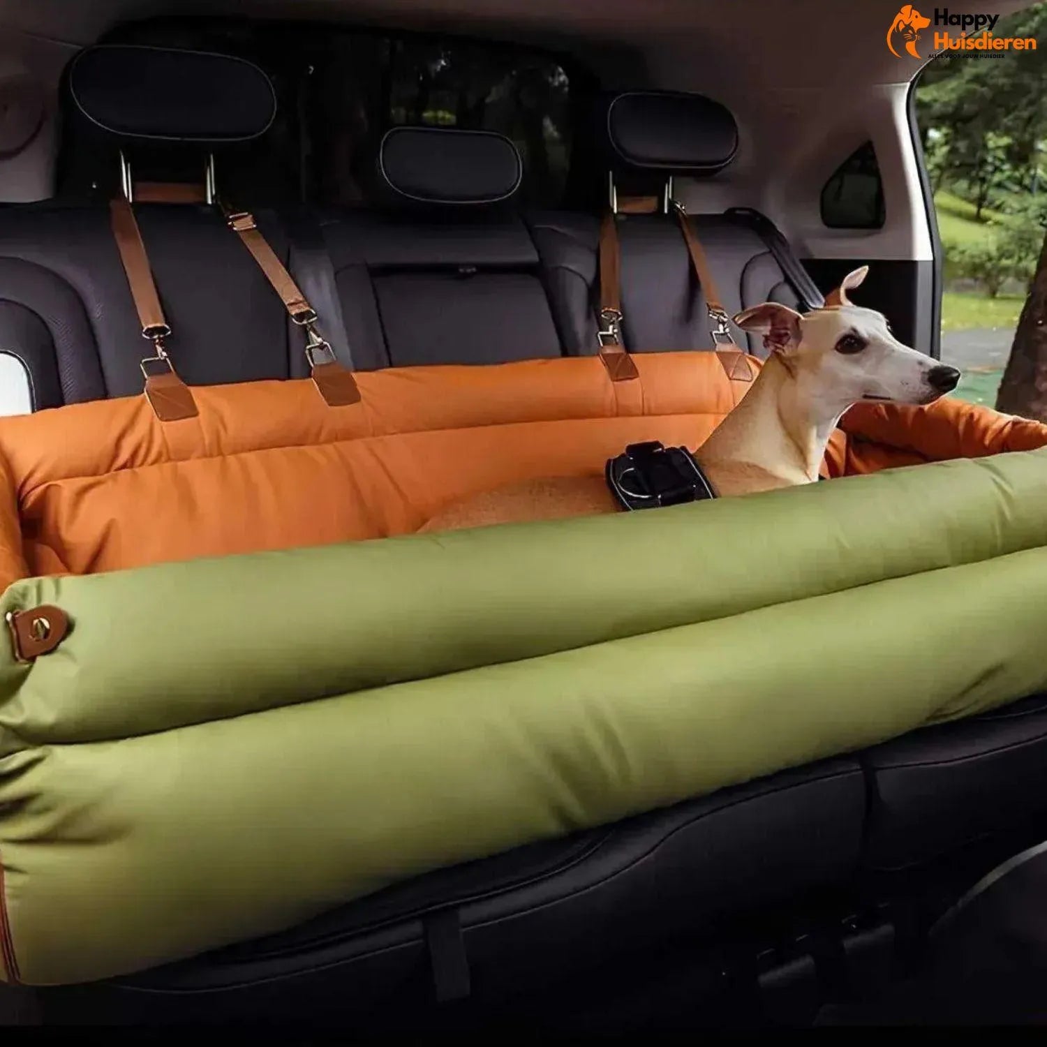 Autobed voor huisdieren | Luxe autostoelverhoger voor honden voor veilig reizen