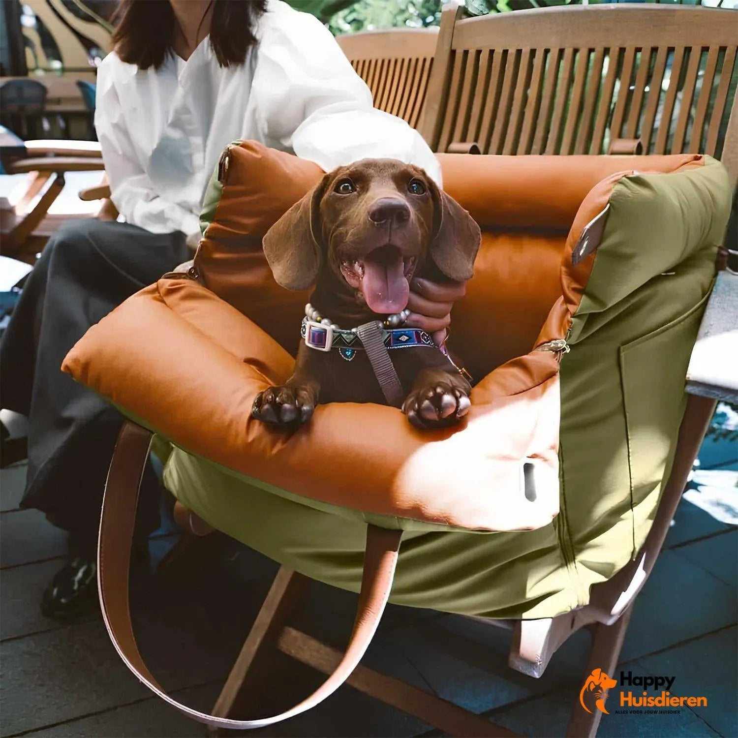 Autobed voor huisdieren | Luxe autostoelverhoger voor honden voor veilig reizen