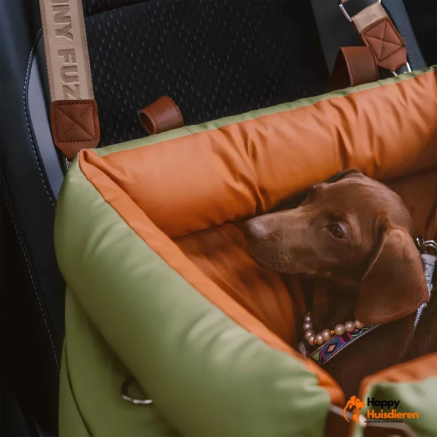 Autobed voor huisdieren | Luxe autostoelverhoger voor honden voor veilig reizen