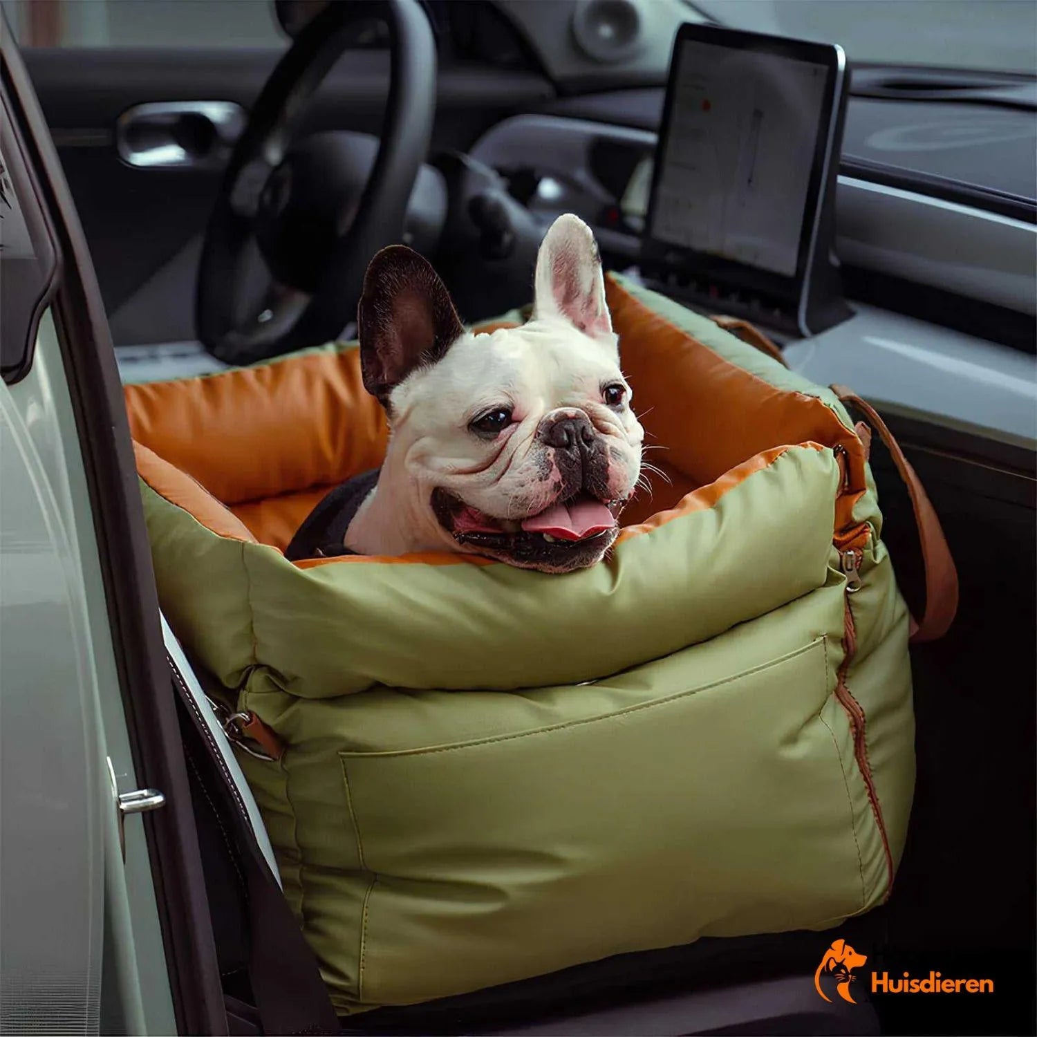 Autobed voor huisdieren | Luxe autostoelverhoger voor honden voor veilig reizen