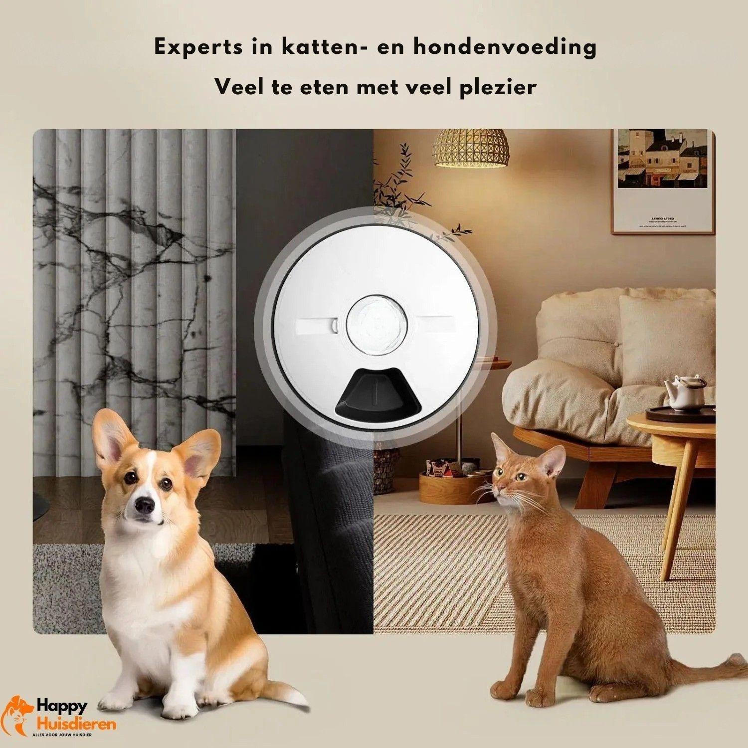 Automatische Voedermaat | Timergestuurde Dispenser voor Katten en Puppy’s
