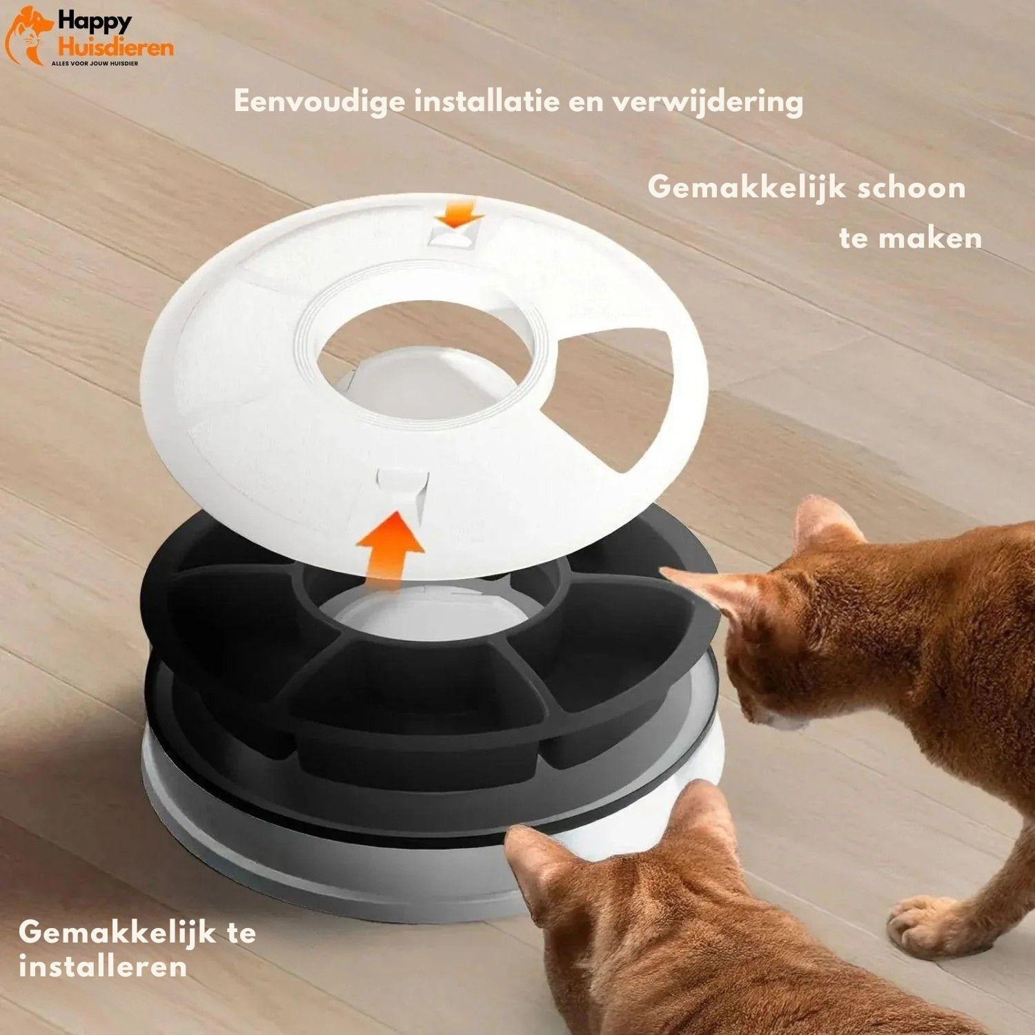 Automatische Voedermaat | Timergestuurde Dispenser voor Katten en Puppy’s
