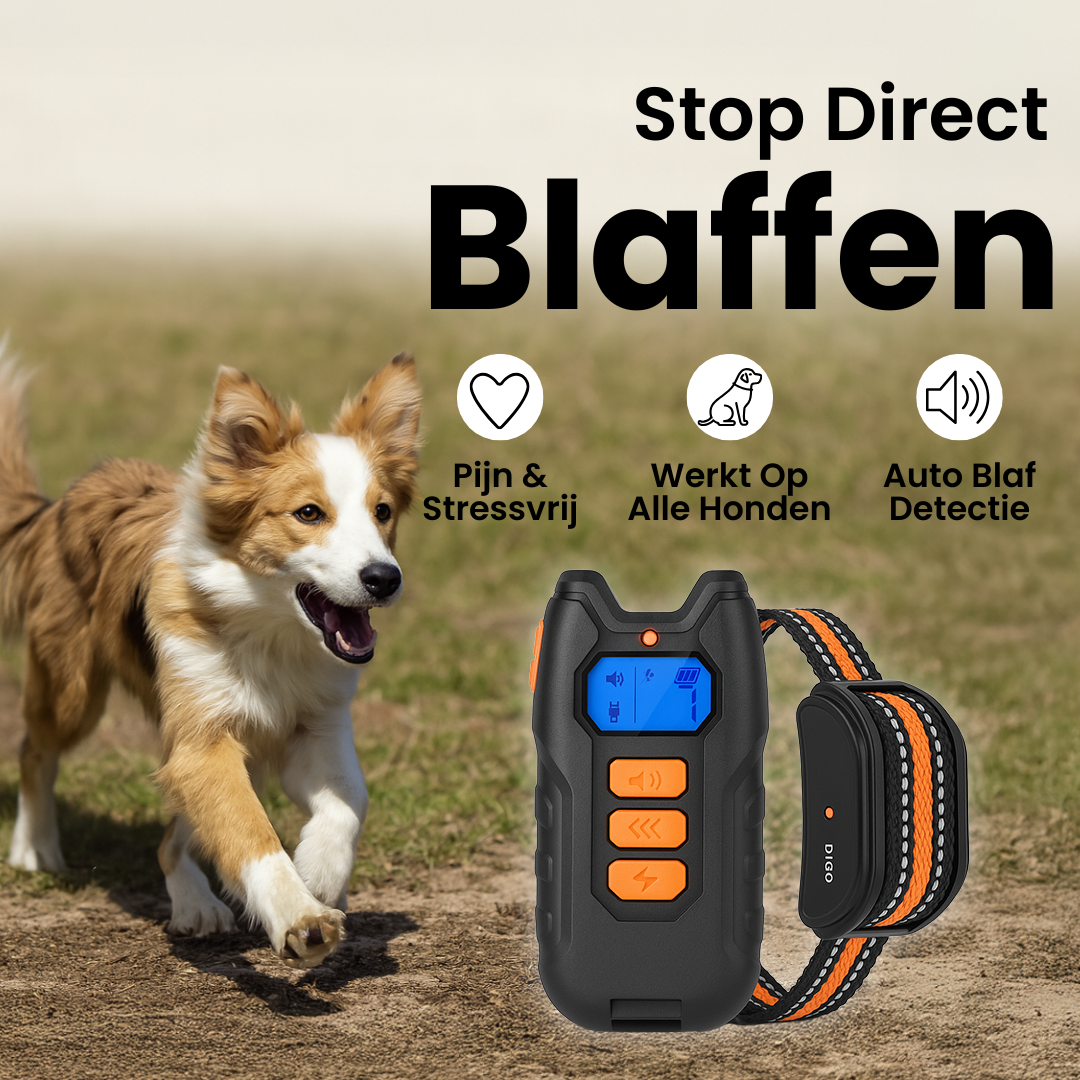 HondenTrainer Pro | Oplaadbare Elektrische Halsband voor Hondentraining