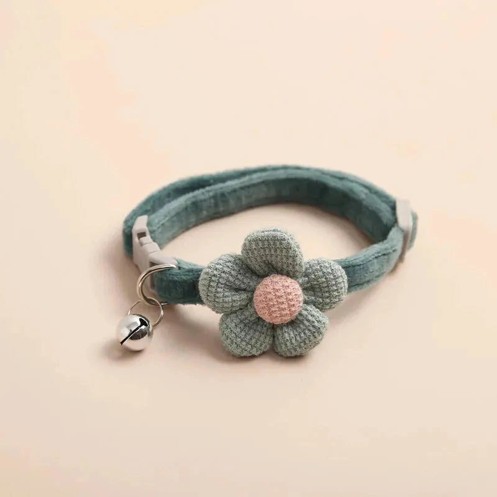 Bloemige Miauw Hanger | Verstelbare Kattenhalsband voor Stijlvolle Veiligheid