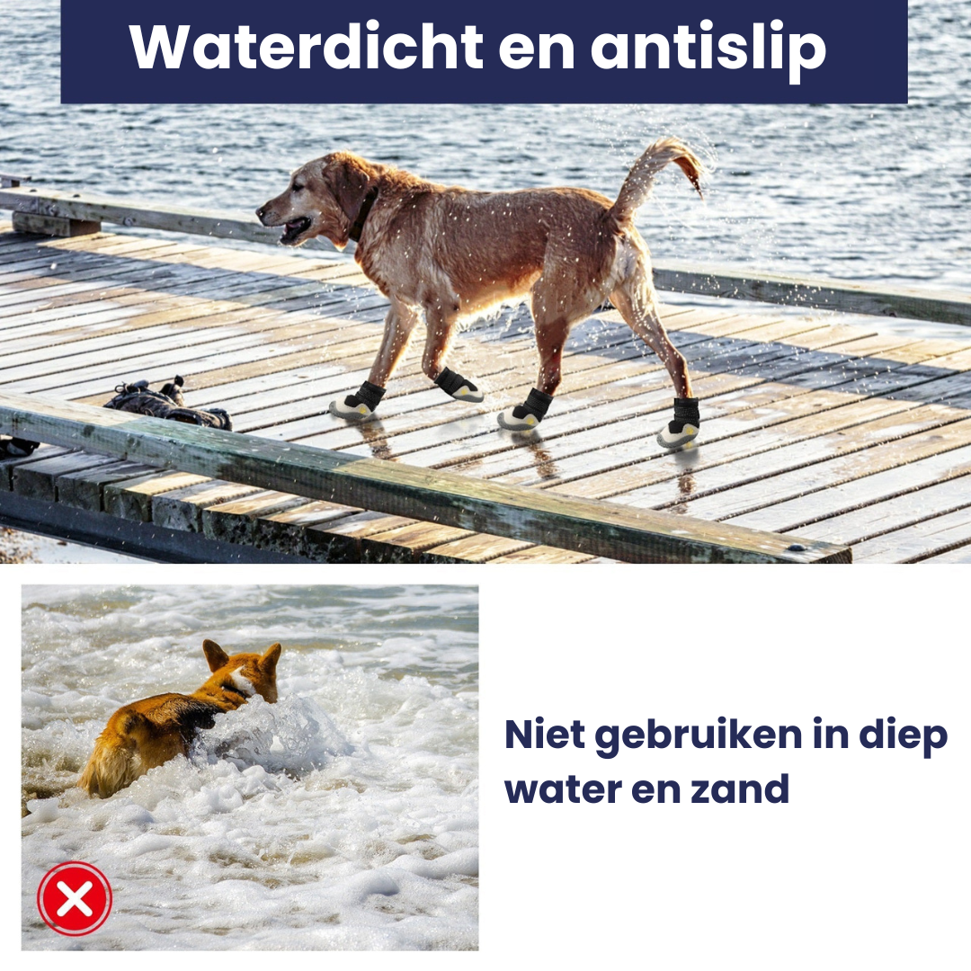 Pootjes Warmhouders | Weerbestendige beschermende hondenschoenen