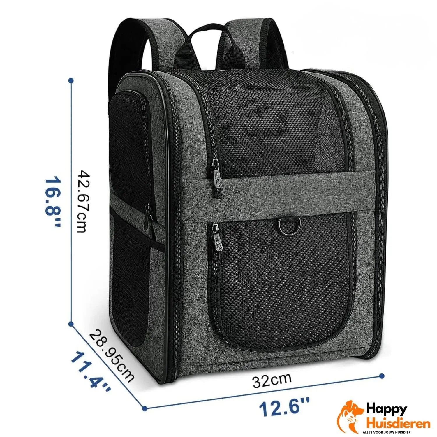 BreezyBag | Ventilerende Rugzak voor Veilige Huisdierreizen