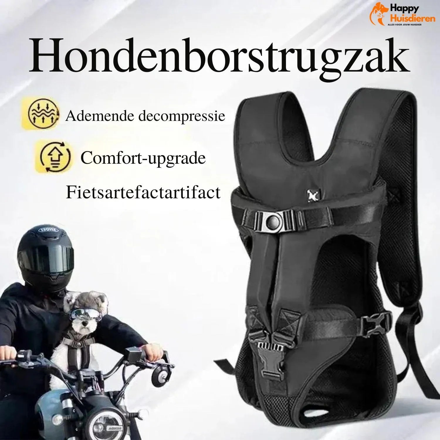 BreezyPack | Lichtgewicht Huisdierdrager met Optimale Luchtcirculatie