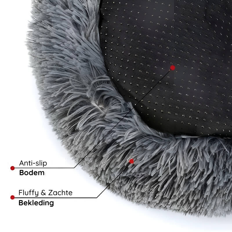 CalmDream Nest | Anti angst hondenmand donut warm & wasbaar