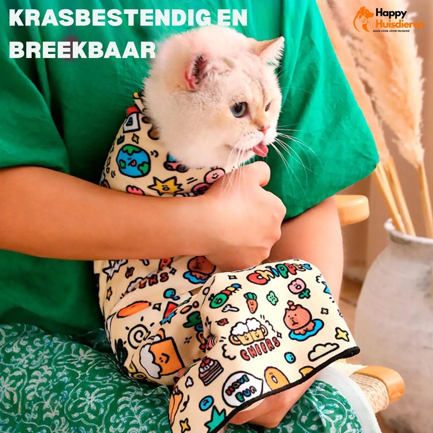 CalmiWrap | Rustgevende wikkel voor katten – veilig, zacht & stressvrij