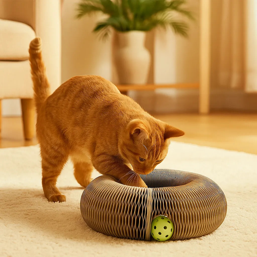 FlexiTail | Milieuvriendelijk kattenspeeltje dat stress vermindert en uitdaagt