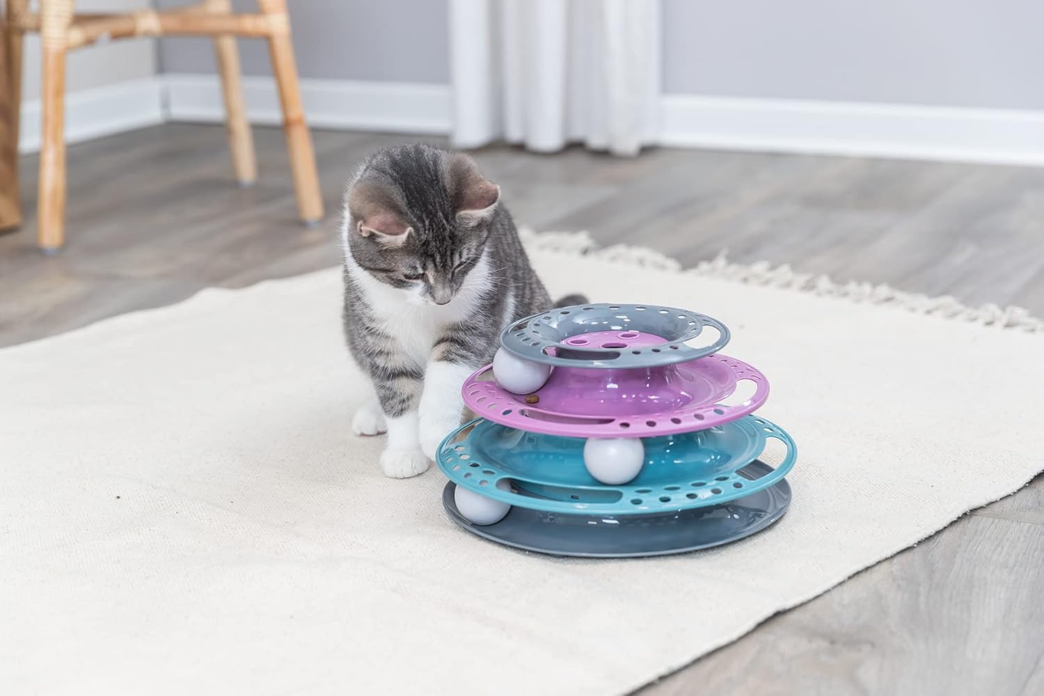 ChaseTower Kattenspeelgoed | Interactieve Ballentoren voor Eindeloos Speelplezier