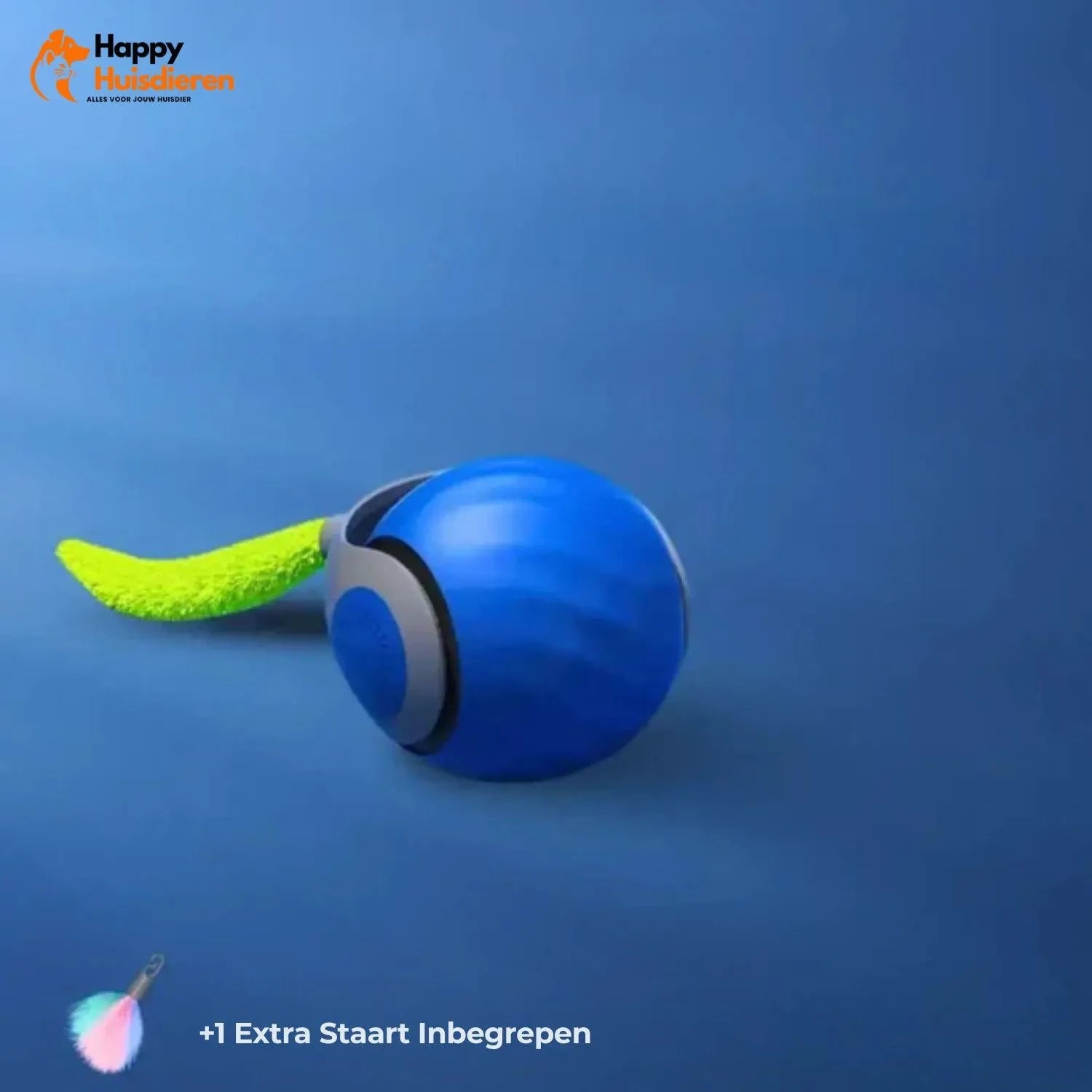 ChaseWhirl | Interactieve kattenbal met bewegende staart & oplaadbare motor