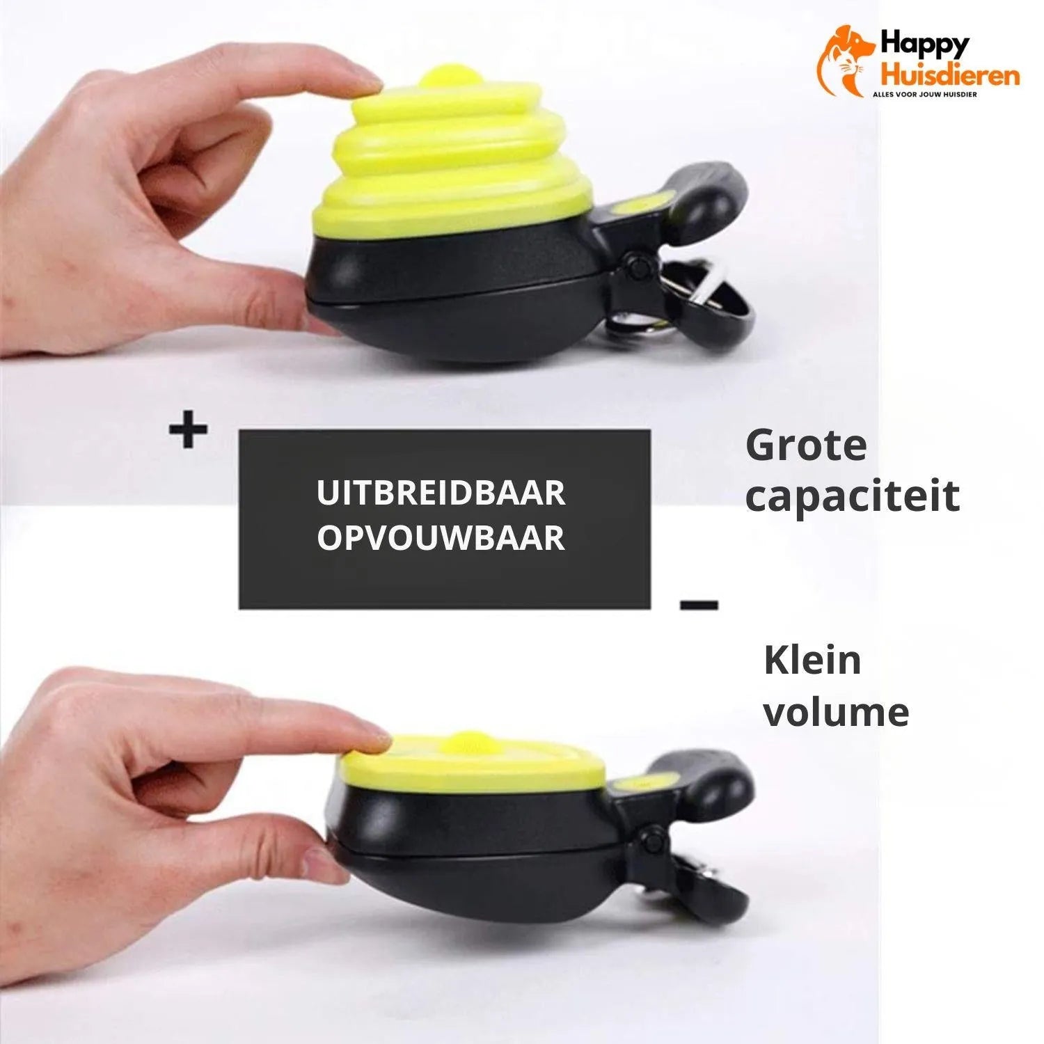 CleanGo Scoop | Draagbare poepschepper met zakdispenser & opvouwbaar ontwerp