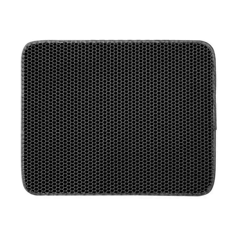 CleanPaw Kattenbakmat | Dubbel Laags Antislip Mat voor Hygiënische Kattenbak