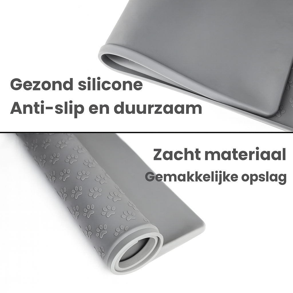 CleanPaw Mat | Siliconen placemat waterdicht antislip