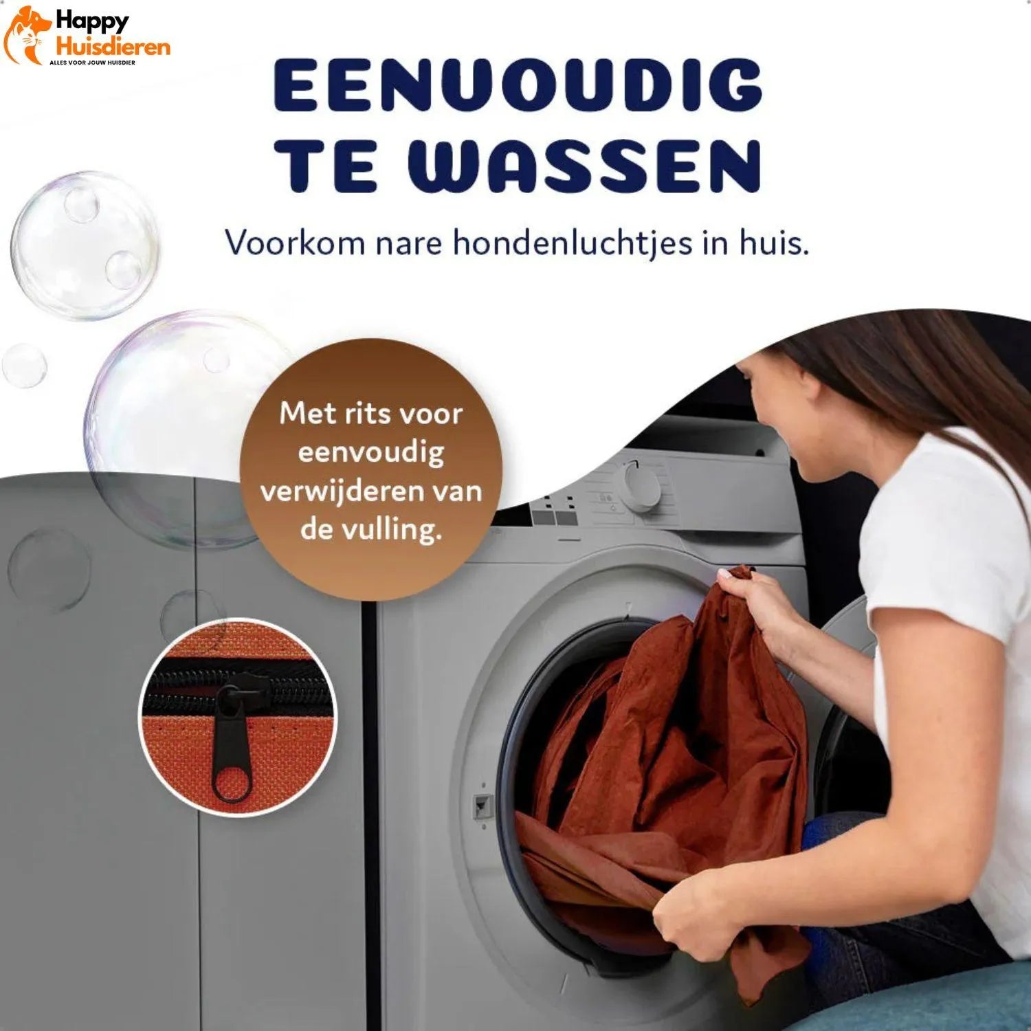 CloudNest | Orthopedische hondenmand met traagschuim & rand