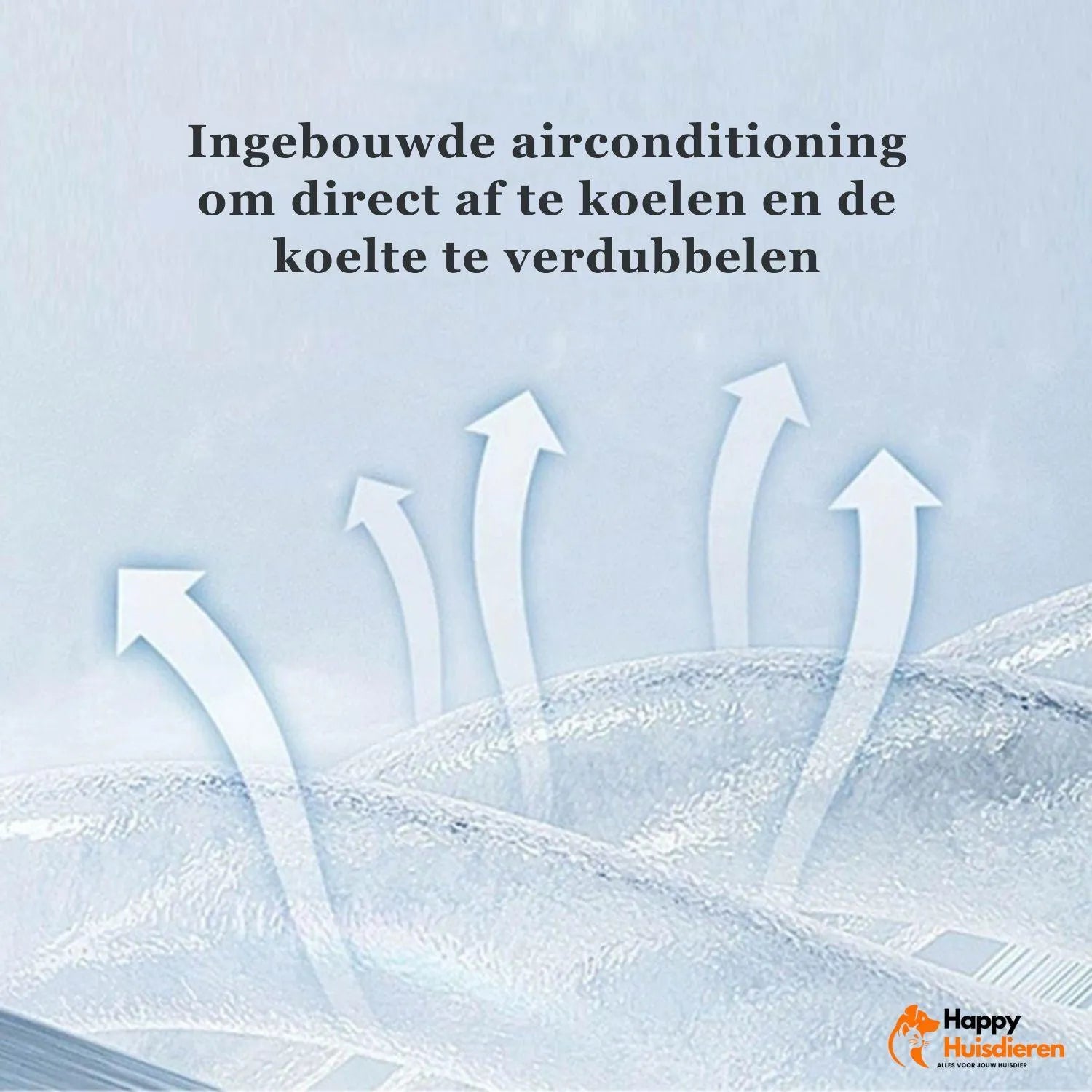 CoolRest Bed | Verkoelend hondenbed van ijszijde met antislipbodem & rugsteun